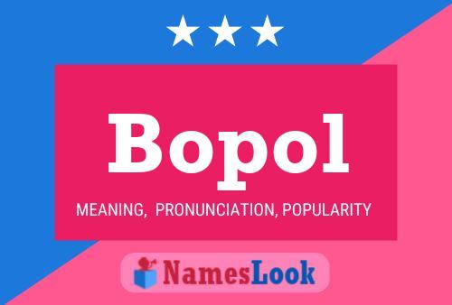 ملصق اسم Bopol