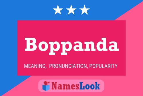 ملصق اسم Boppanda