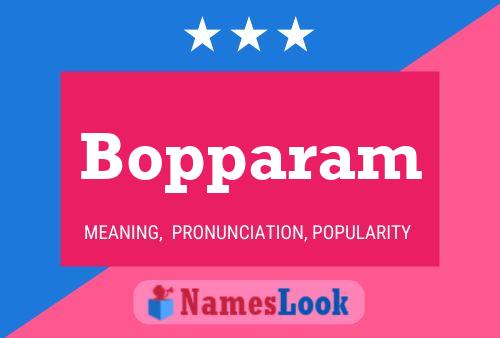 ملصق اسم Bopparam