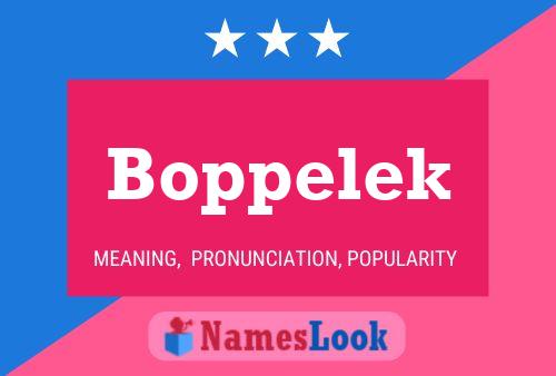 ملصق اسم Boppelek