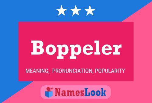 ملصق اسم Boppeler