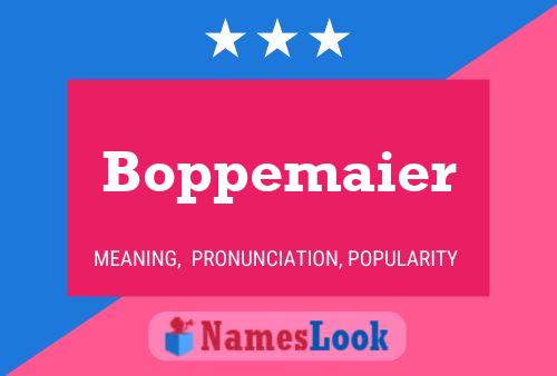 ملصق اسم Boppemaier