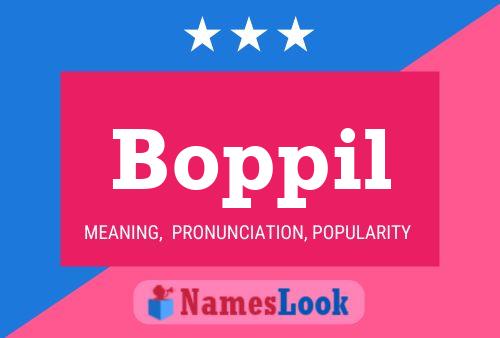 ملصق اسم Boppil