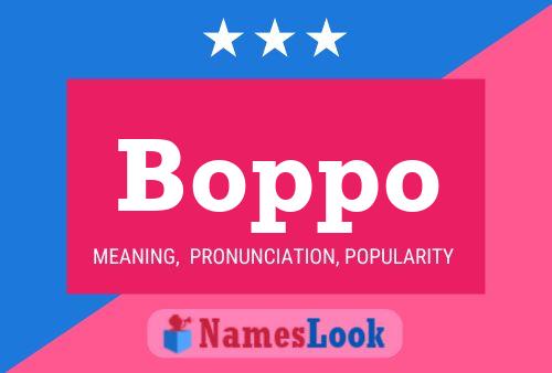 ملصق اسم Boppo