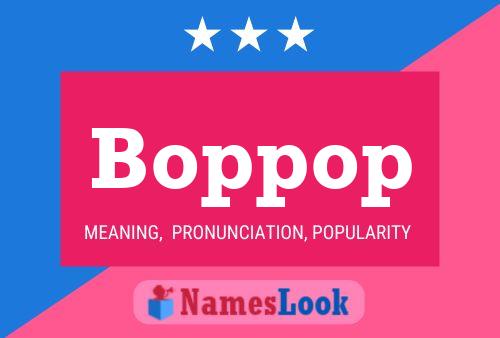 ملصق اسم Boppop