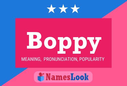 ملصق اسم Boppy