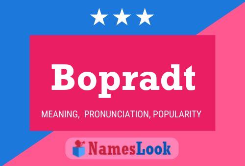 ملصق اسم Bopradt