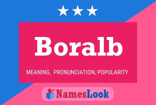 ملصق اسم Boralb