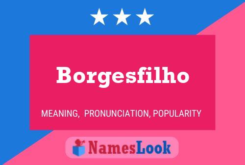 ملصق اسم Borgesfilho