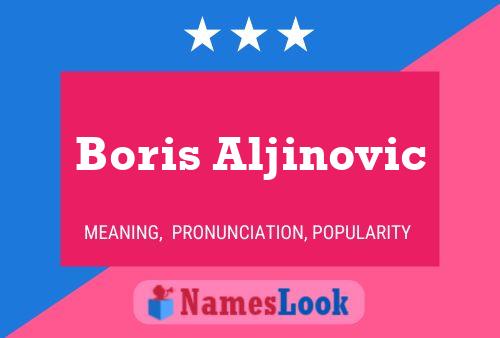 ملصق اسم Boris Aljinovic