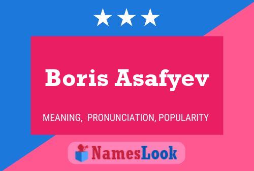 ملصق اسم Boris Asafyev