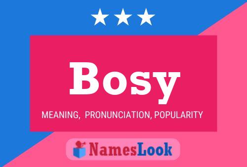 ملصق اسم Bosy