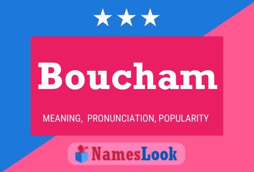 ملصق اسم Boucham