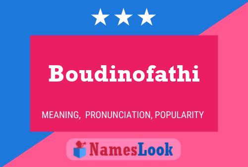 ملصق اسم Boudinofathi