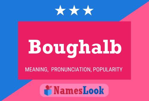 ملصق اسم Boughalb