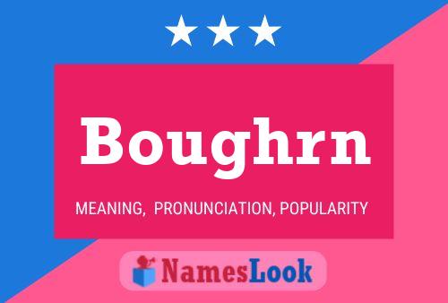 ملصق اسم Boughrn