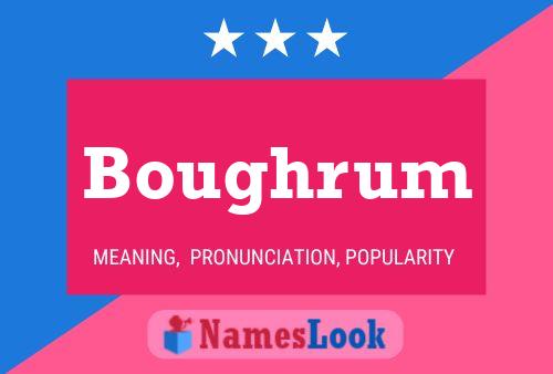 ملصق اسم Boughrum