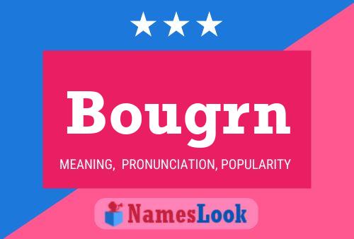 ملصق اسم Bougrn