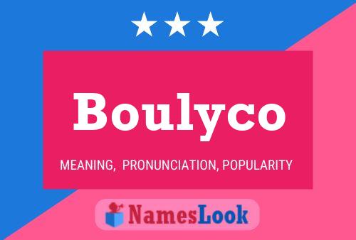 ملصق اسم Boulyco