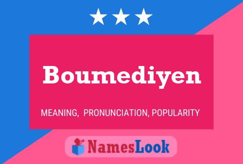 ملصق اسم Boumediyen