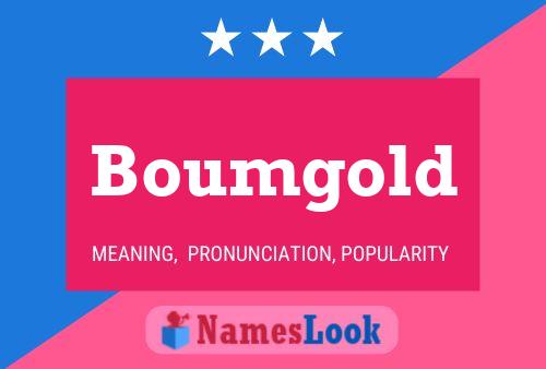 ملصق اسم Boumgold