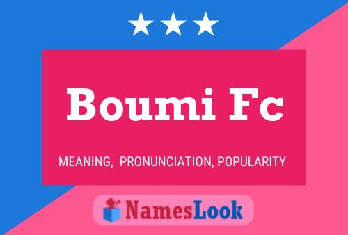 ملصق اسم Boumi Fc