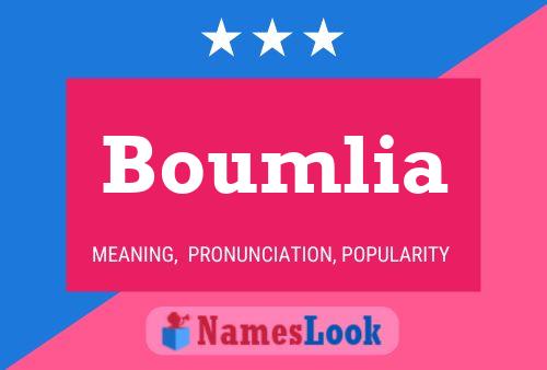 ملصق اسم Boumlia