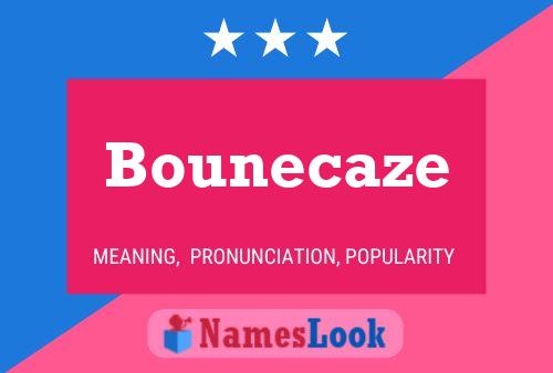 ملصق اسم Bounecaze