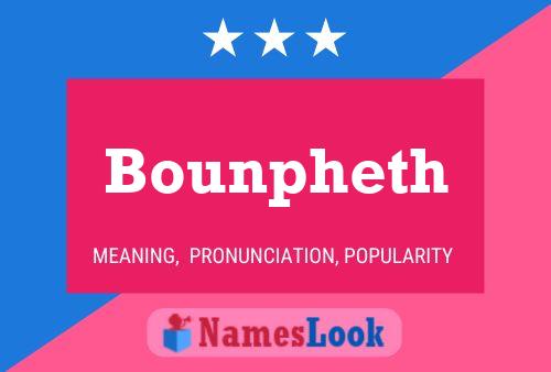 ملصق اسم Bounpheth