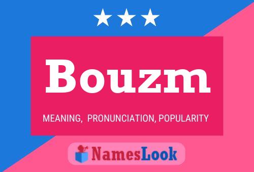 ملصق اسم Bouzm