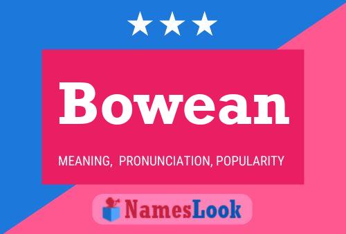 ملصق اسم Bowean