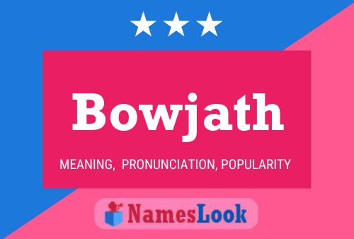 ملصق اسم Bowjath