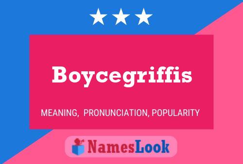 ملصق اسم Boycegriffis