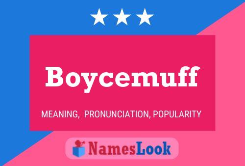 ملصق اسم Boycemuff