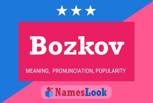 ملصق اسم Bozkov