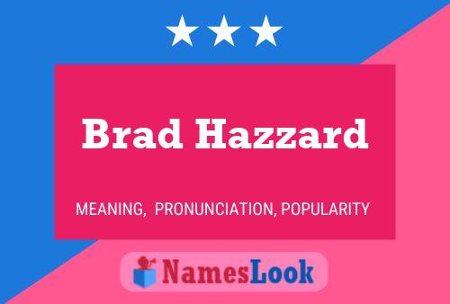 ملصق اسم Brad Hazzard