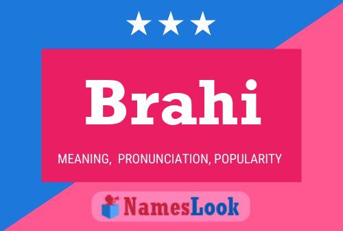 ملصق اسم Brahi