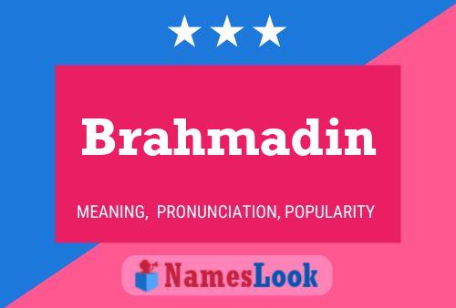 ملصق اسم Brahmadin