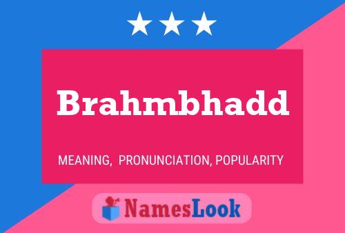 ملصق اسم Brahmbhadd