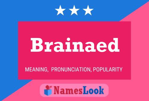 ملصق اسم Brainaed