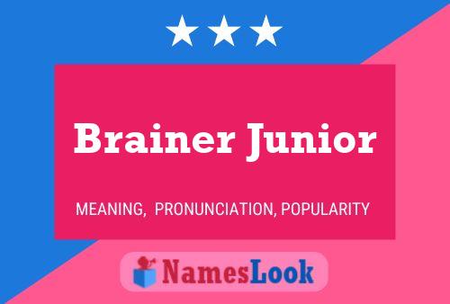 ملصق اسم Brainer Junior