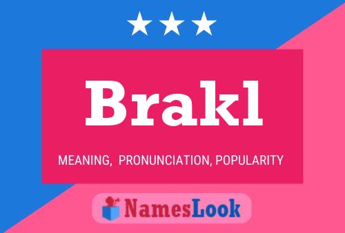 ملصق اسم Brakl