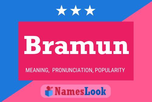 ملصق اسم Bramun