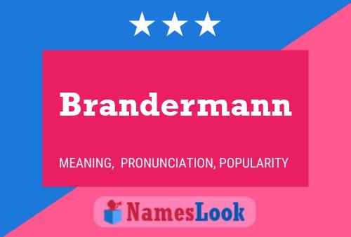 ملصق اسم Brandermann