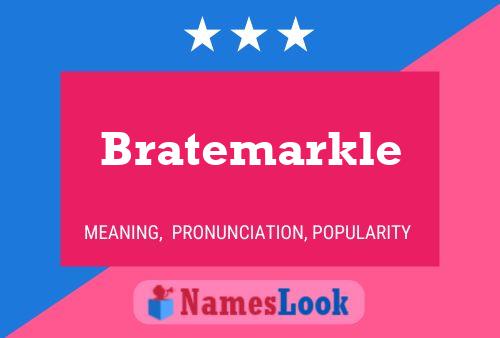 ملصق اسم Bratemarkle