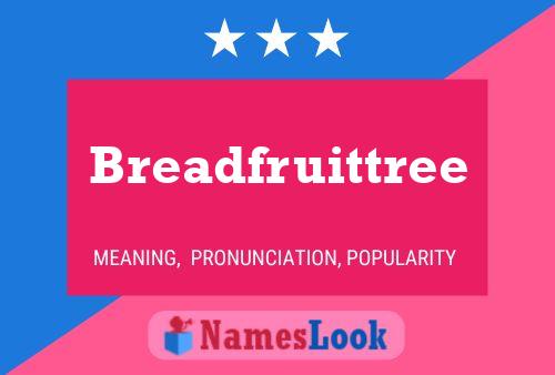 ملصق اسم Breadfruittree