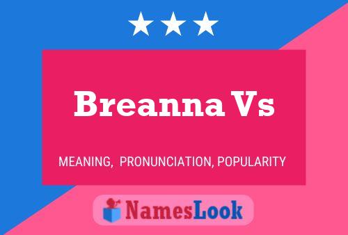 ملصق اسم Breanna Vs