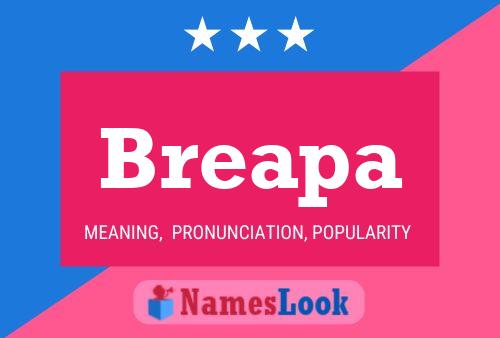 ملصق اسم Breapa