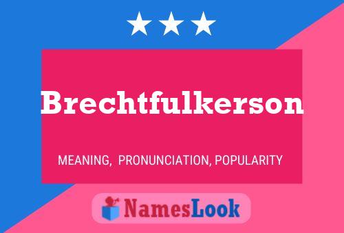 ملصق اسم Brechtfulkerson