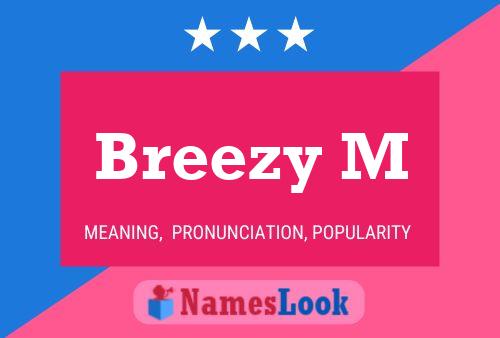 ملصق اسم Breezy M